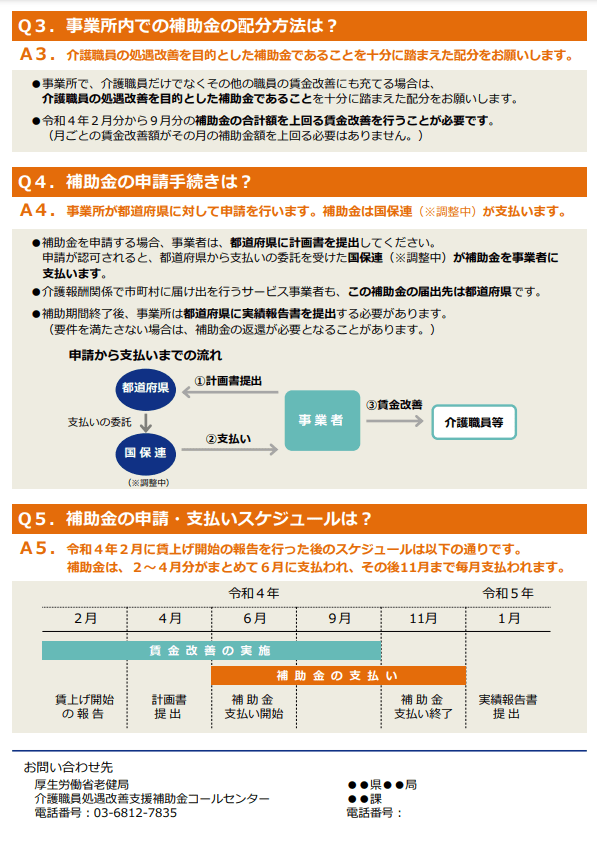 「介護職員処遇改善支援補助金」のご案内 令和４年２月からスタート1